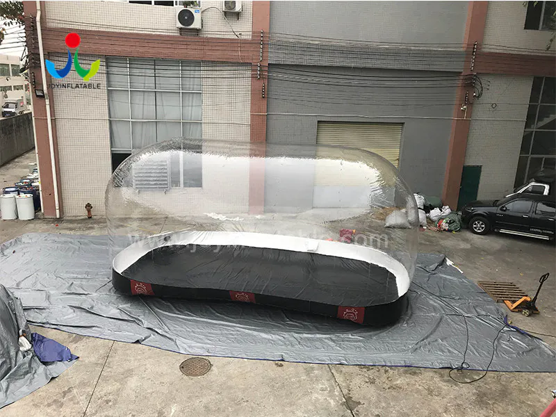 Outdoor Dustproof Inflatable Bubble Car Cover Tent For Display Table Video