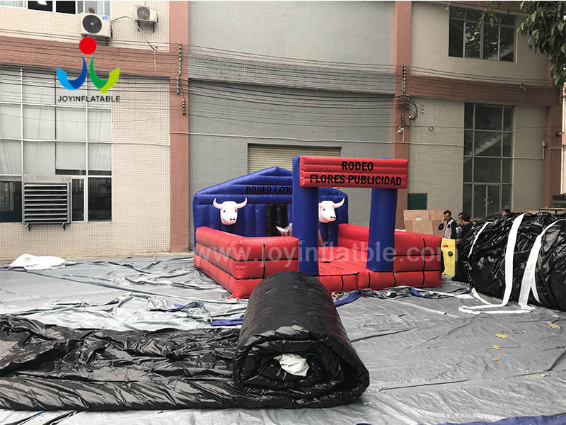 JOY inflatable mobile mechanical bull riding from China for kids