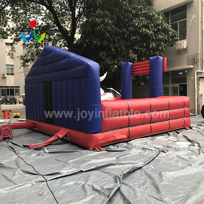 JOY inflatable canvas mechanical bull riding series for children-6