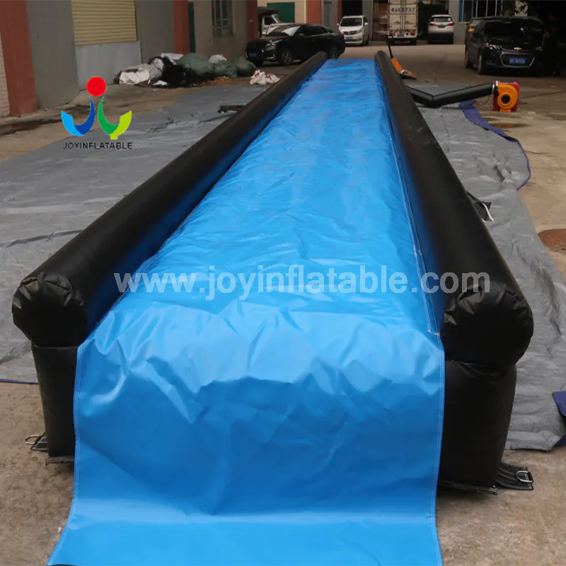 Free Fall Inflatable Slip N Fly Water City Slide For Adult