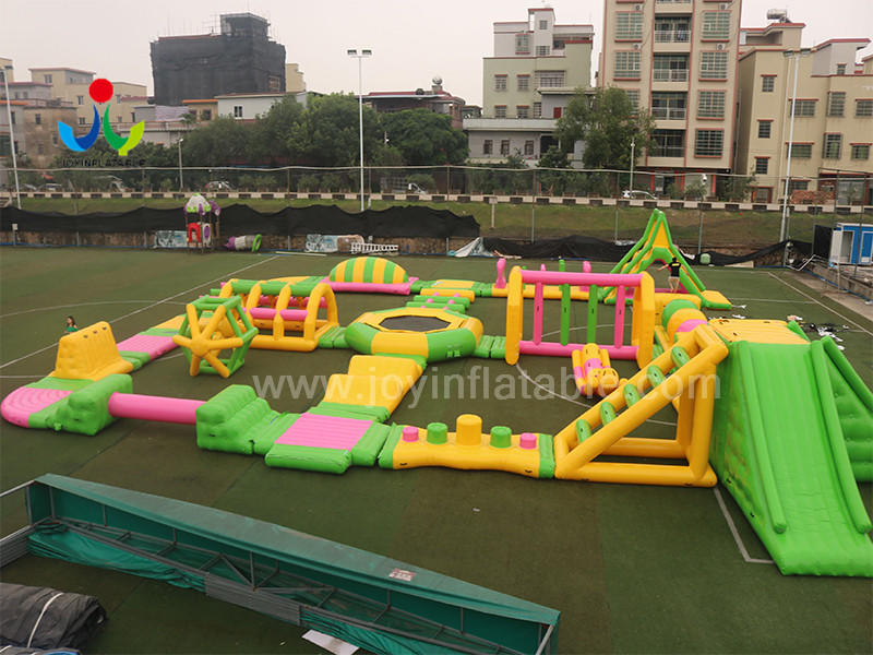 JOY inflatable game trampoline water park for sale for kids