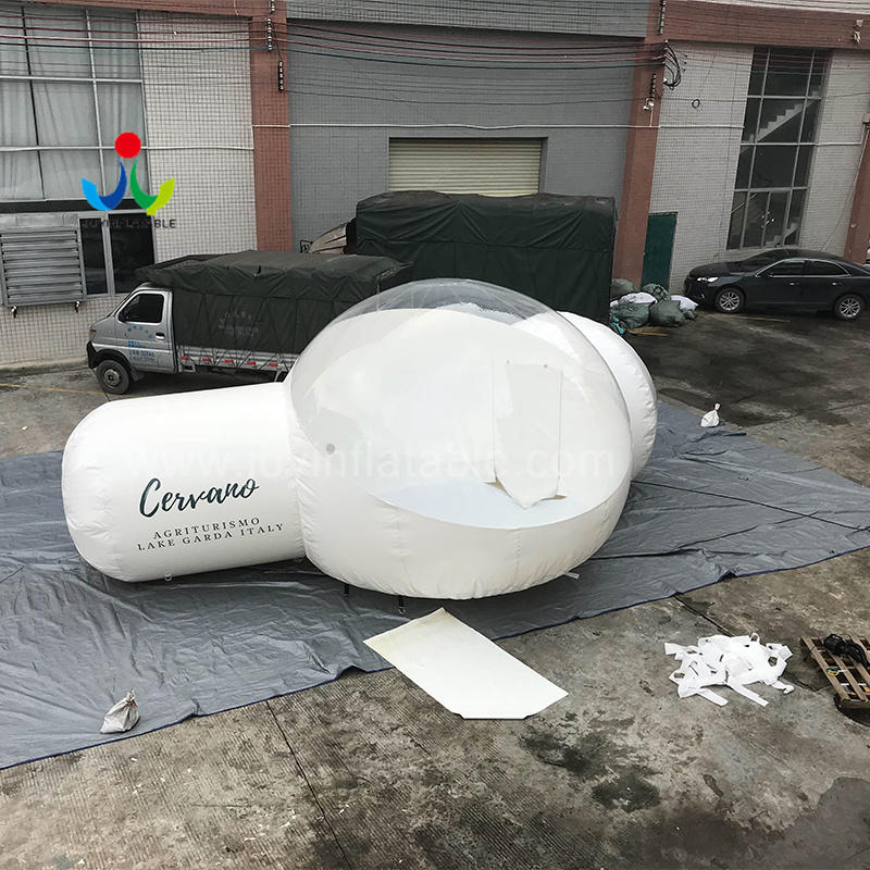 4 Diameter Inflatable Transparent Lodge Bubble Camping Tent