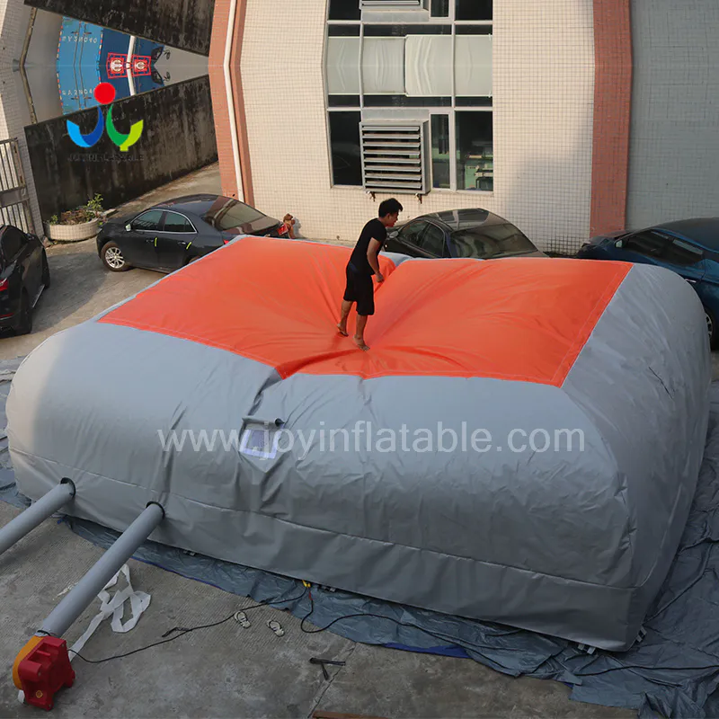 Inflatable Bike Stunt Bungee Air Bag For Jumping