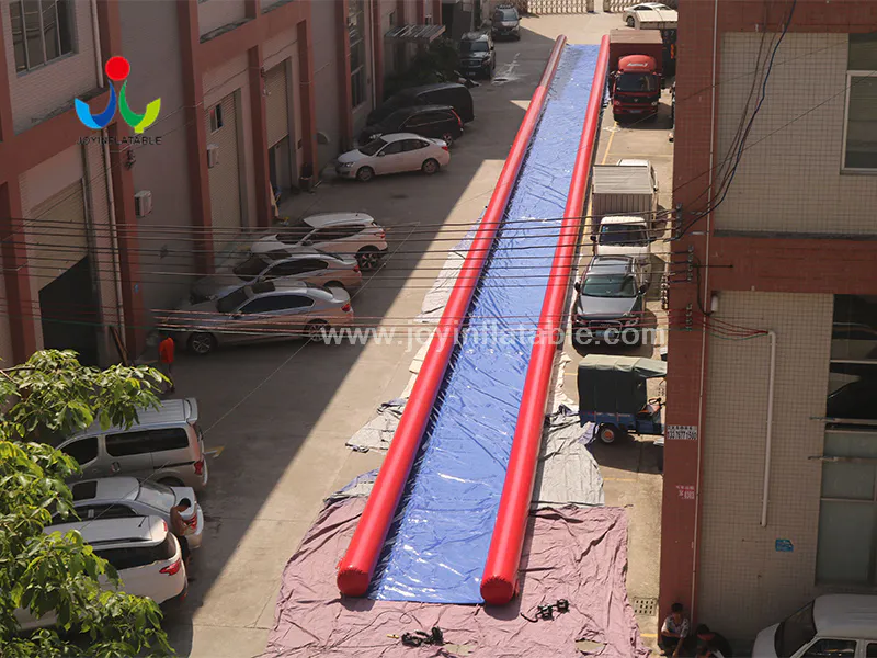 Commercial Outdoor Inflatable Water Slip N City Slide For the Hill Video