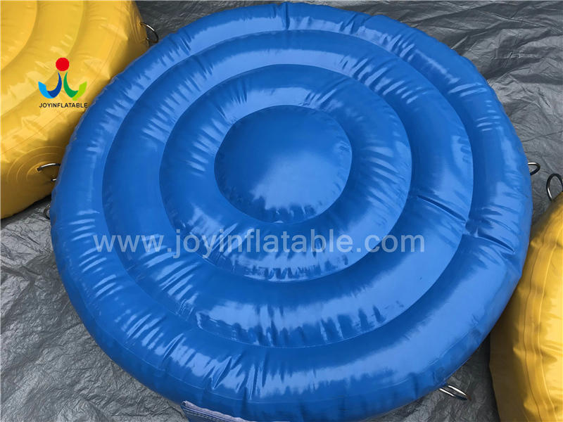 JOY inflatable equipment floating water trampoline with good price for outdoor