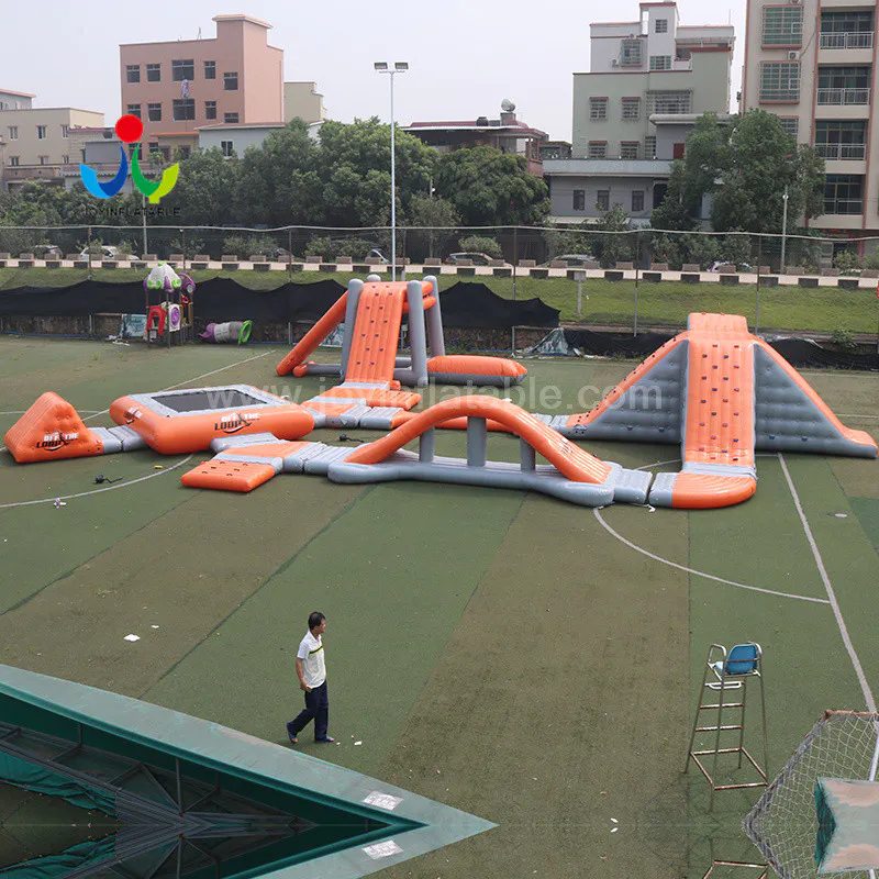 course inflatable water playground design for outdoor