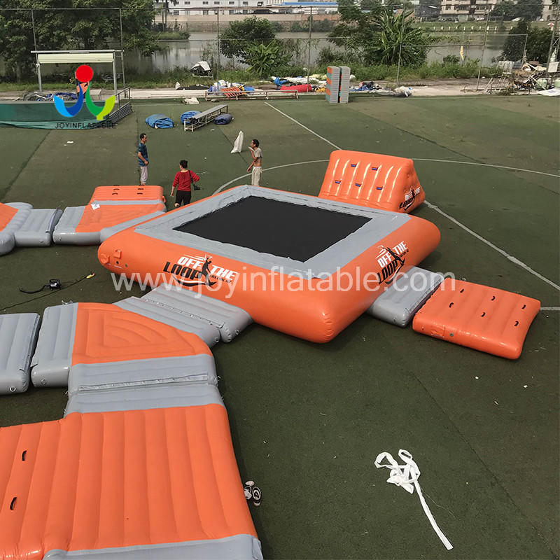 JOY inflatable game inflatable lake trampoline for sale for outdoor