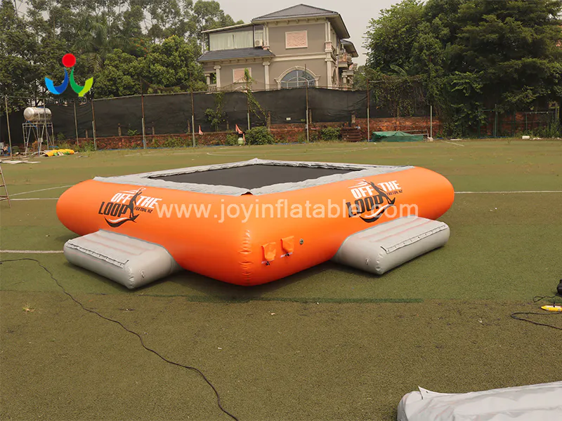 Aqua jump Inflatable Floating  Water Bouncer Sport Trampoline For Sale Video