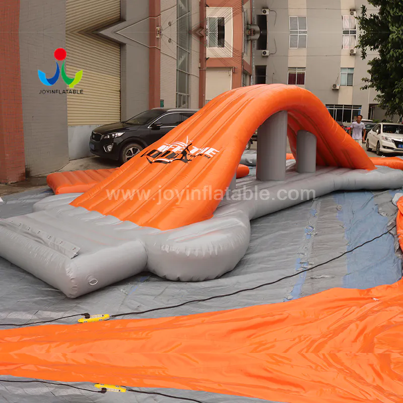 Manufacturer Huge Inflatable Water Slide Floating Trampoline Sport Games Park for Adult
