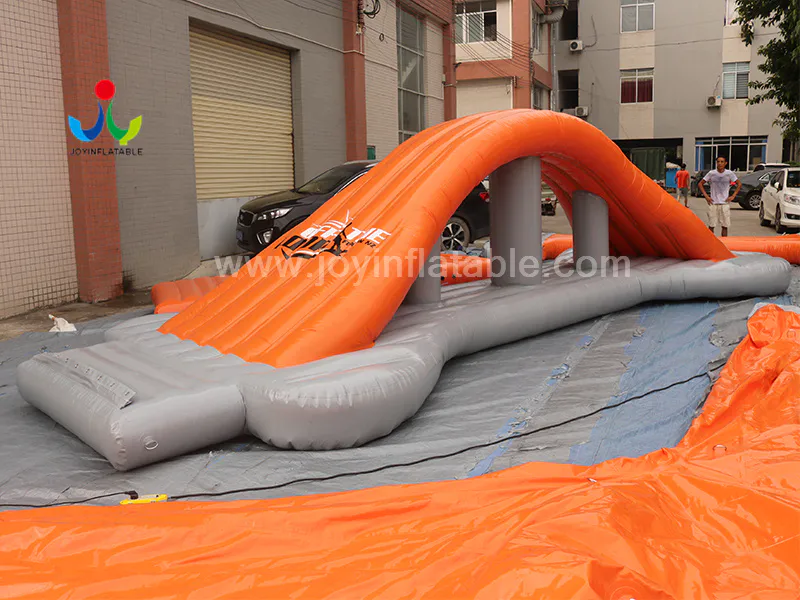 Manufacturer Huge Inflatable Water Slide Floating Trampoline Sport Games Park for Adult Video