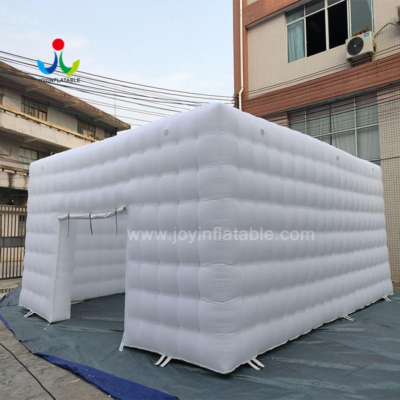 Air Blow Up  White LED Lighting Inflatable Cube Marquee Party Tent