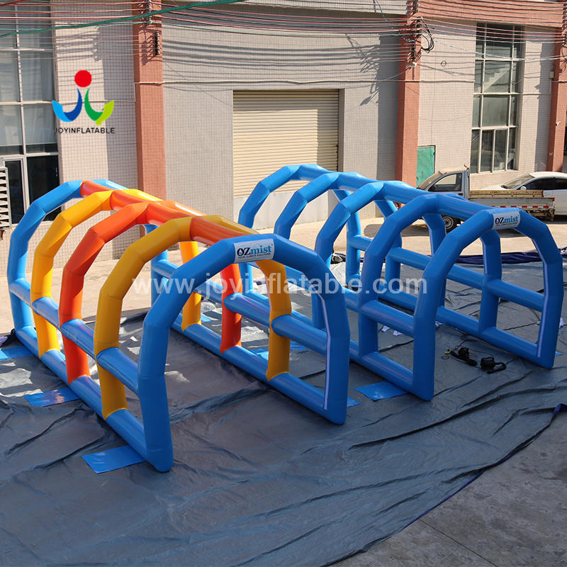 Commercial Inflatable Pressure Misting Tunnel Tent With Portable Mist System