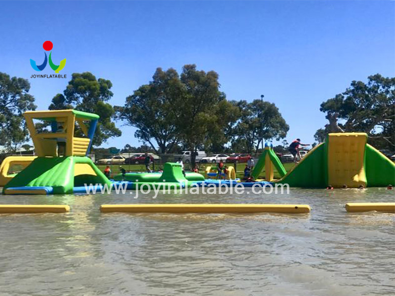 JOY inflatable slides inflatable lake trampoline design for outdoor-2