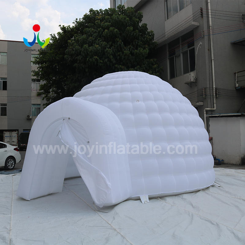 Inflatable Air Building Dome Double Layer Tent With LED Light