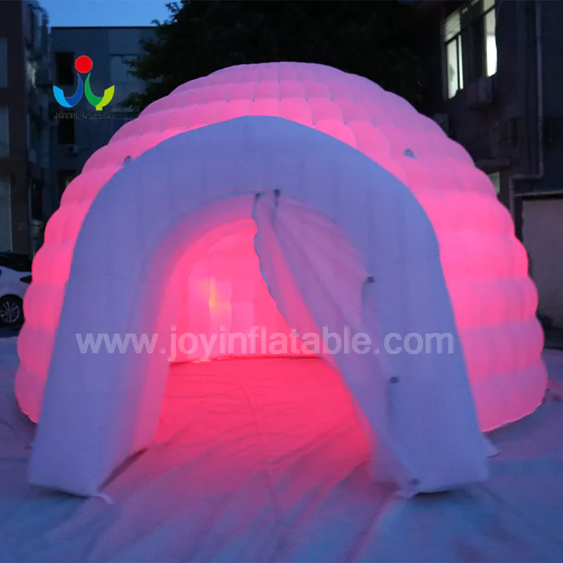 Inflatable Air Building Dome Double Layer Tent With LED Light