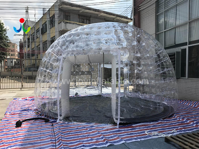 Big Transparent Roof Inflatable Clear Igloo Tent For Paradise Video