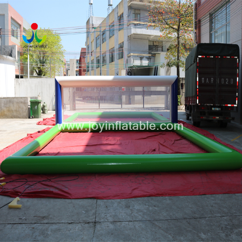 Надувная площадка для игры в волейбол на воде с плавающей запятой для открытого пляжа