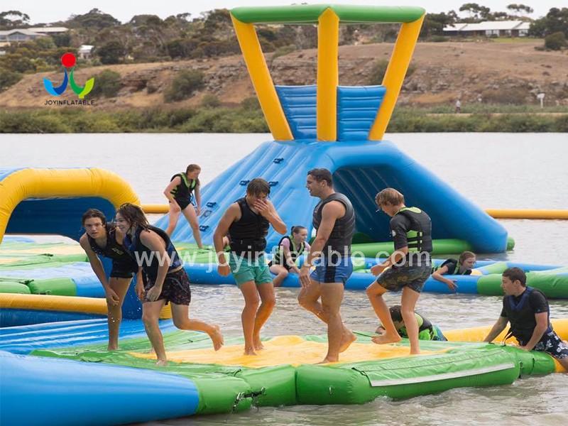 JOY inflatable island inflatable lake trampoline inquire now for children