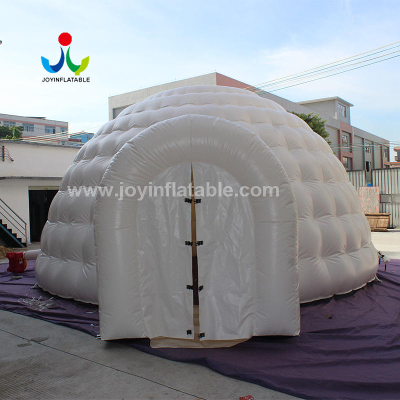 7 meter Inflatable Dome Structure With Tunnel Entrance