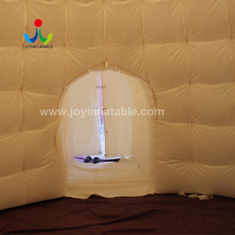 7 meter Inflatable Dome Structure With Tunnel Entrance