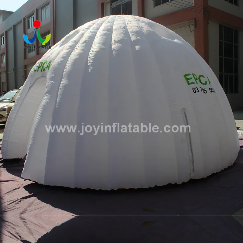 Inflatable Igloo Shape White Dome Tent For Exhibition