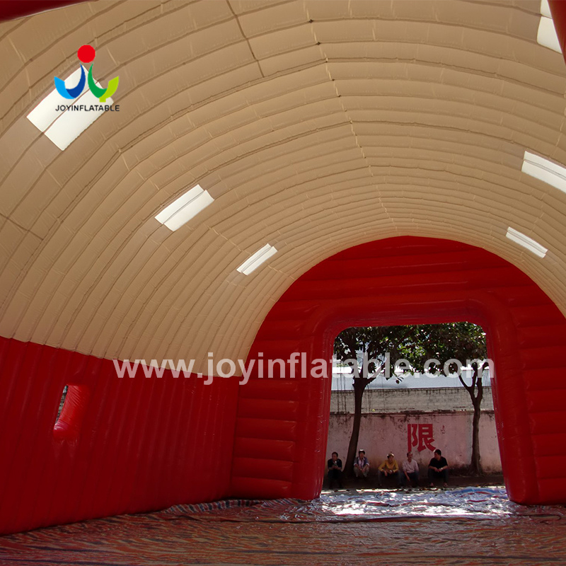 Красный и белый воздухонепроницаемый раздувной шатер тоннеля шатра для партии