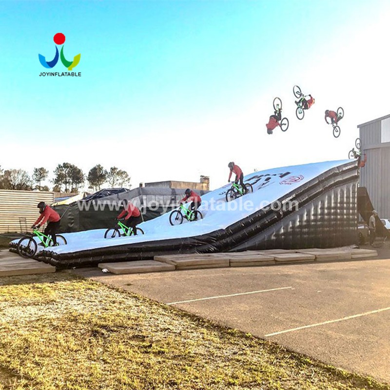 JOY inflatable Quality inflatable bmx landing ramp for skiing-7