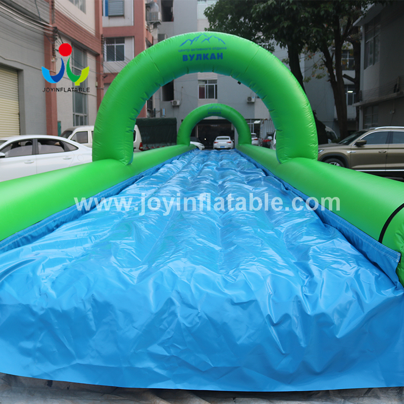 Glissière gonflable géante longue de 100 m de l'eau, glissière N pour adultes et enfants