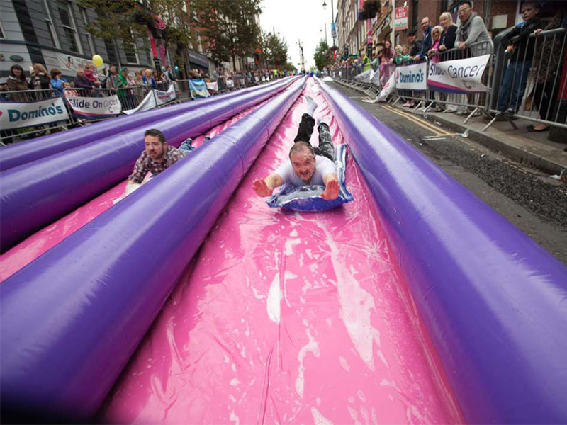 JOY inflatable custom inflatable slip n slide from China for kids-2