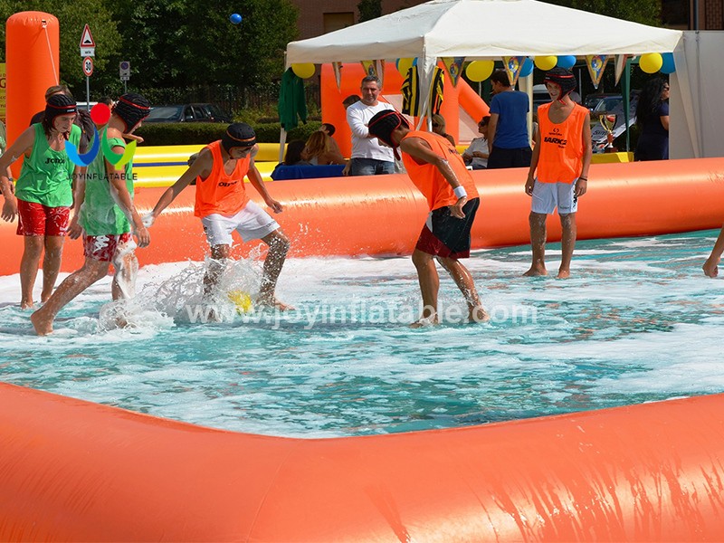 JOY inflatable inflatable soccer field company for water soap sport event-2