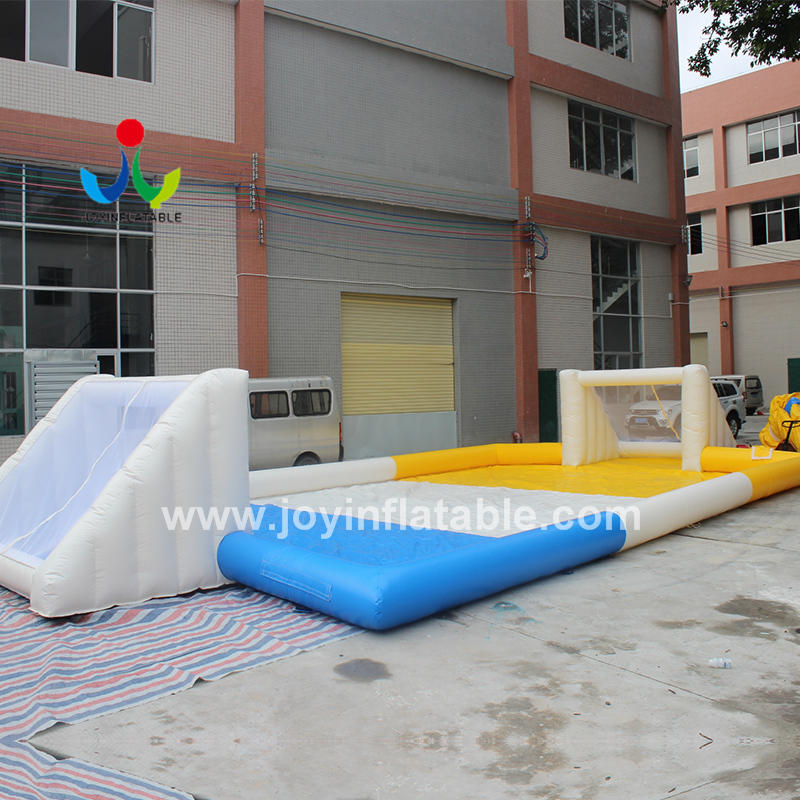 Customized Inflatable Water Soap Soccer Field For Adult