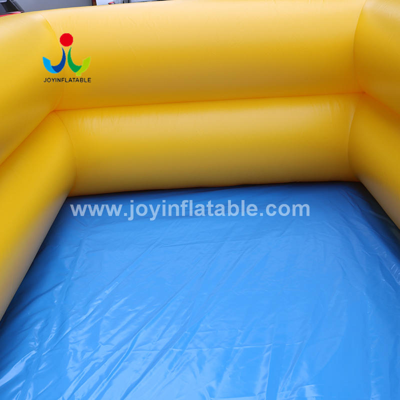 64 Meter Long Water Game Inflatable One Lane Slip With Pool