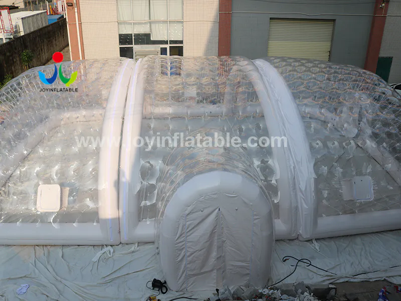 Inflatable Airtight Ground Swimming Pool Cover Tunnel Tent With Air Pump Video
