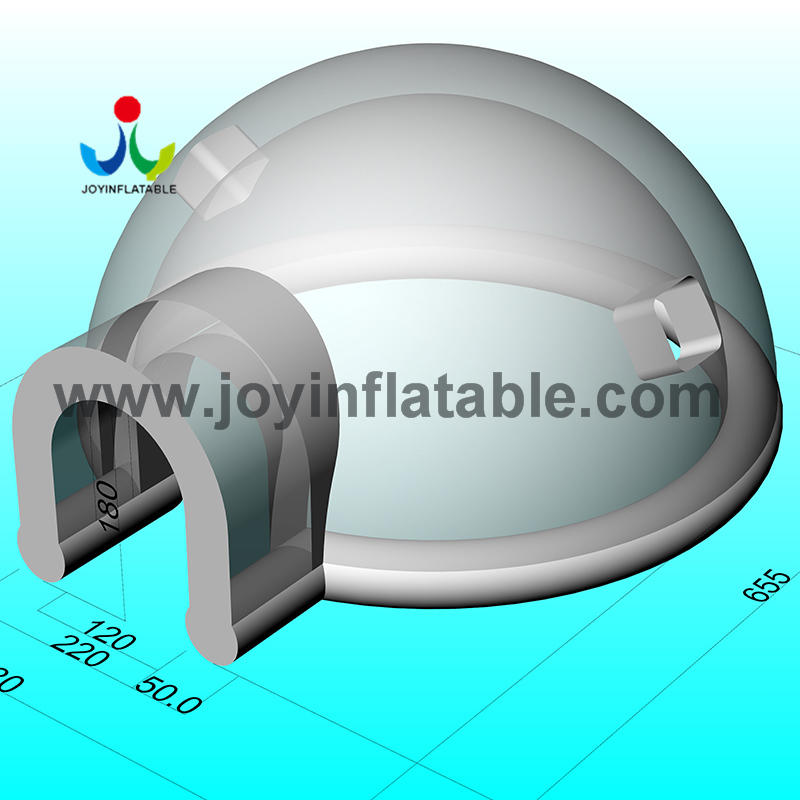 JOY Inflatable Custom clear outdoor tent for sale for children