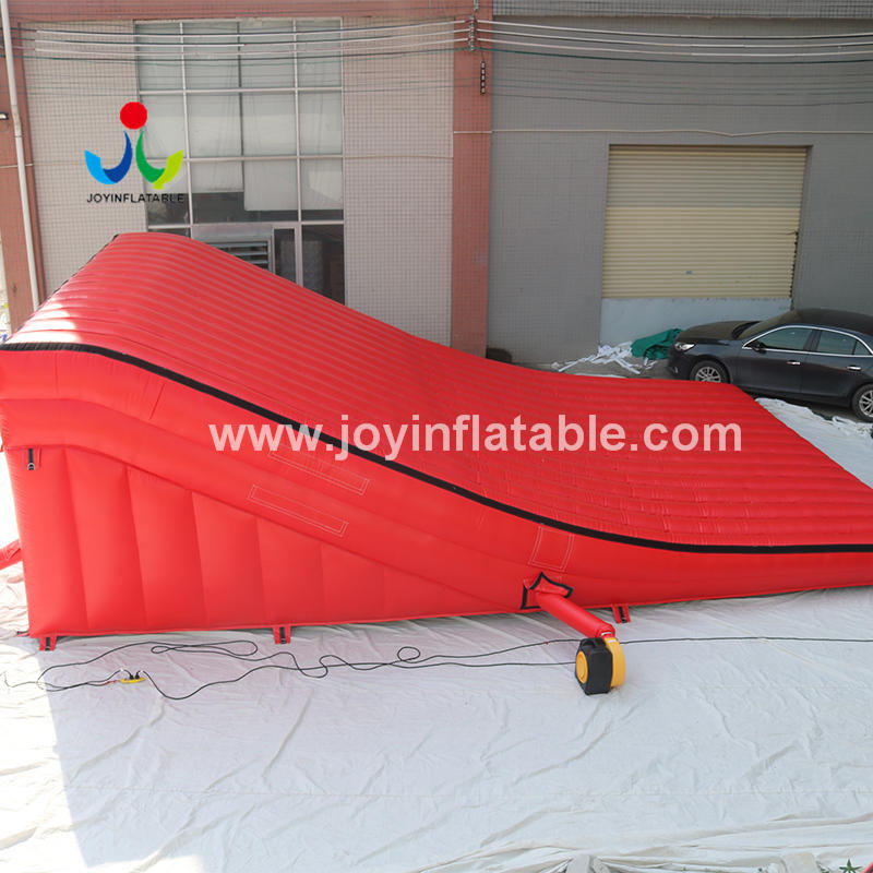 Inflatable Air Bag Lander For Stunt Bike