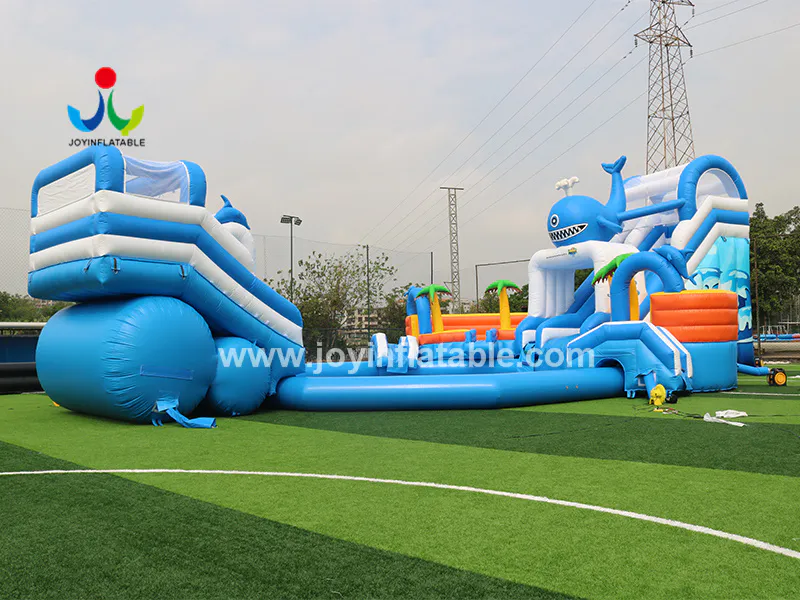 Commercial Grade Wet Inflatable Giant Water Slides With Factory Price Video