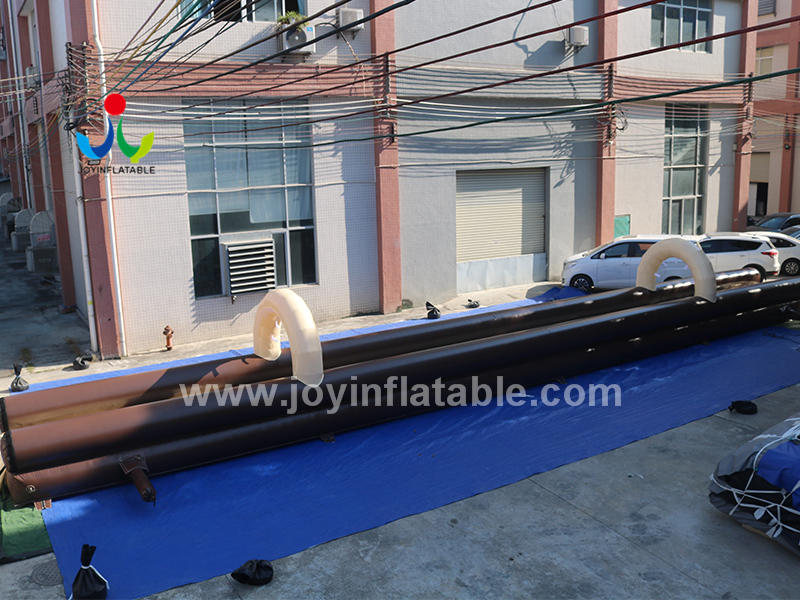 OEM Commercial Inflatable Downhill Water Slip Slide With Arch for Event Video