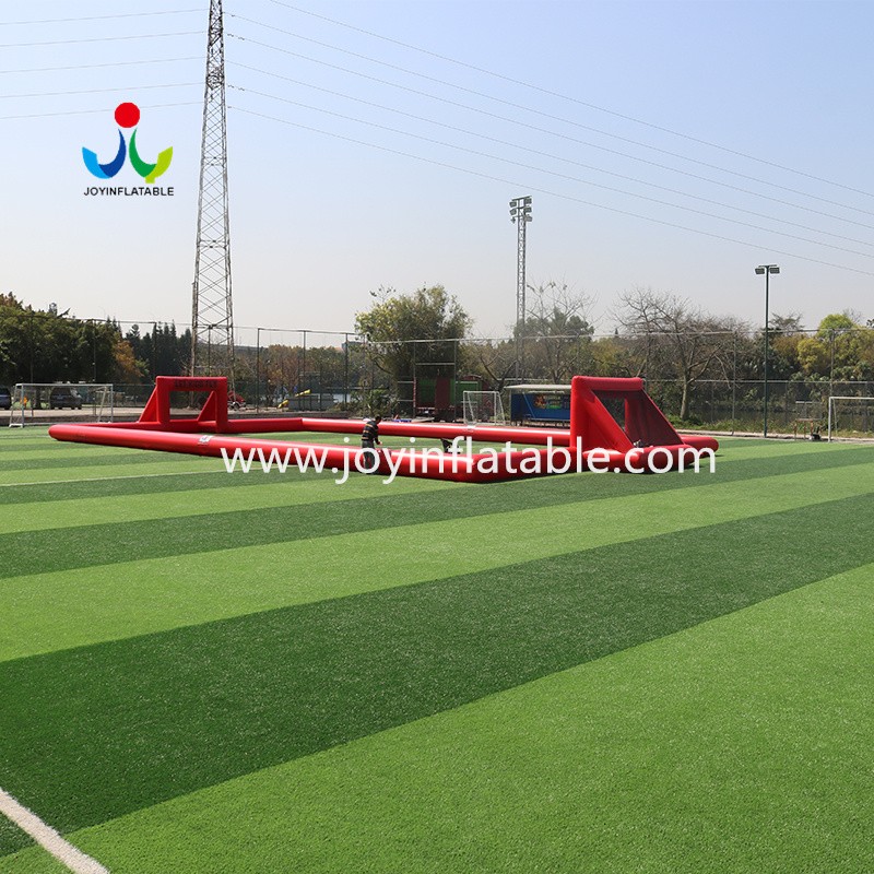 JOY Inflatable blow up soccer field for water soap sport event-7