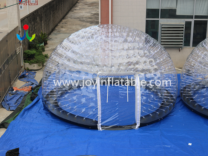 Tente transparente gonflable hermétique à dôme pour vidéo de villégiature