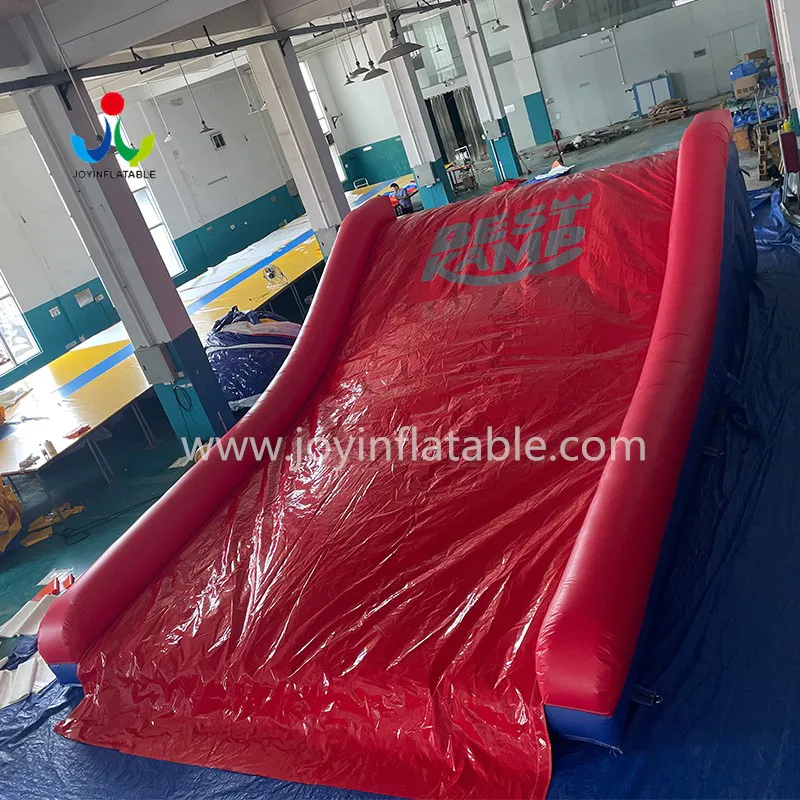 JOY Inflatable Custom made big bike ramps factory price for outdoor