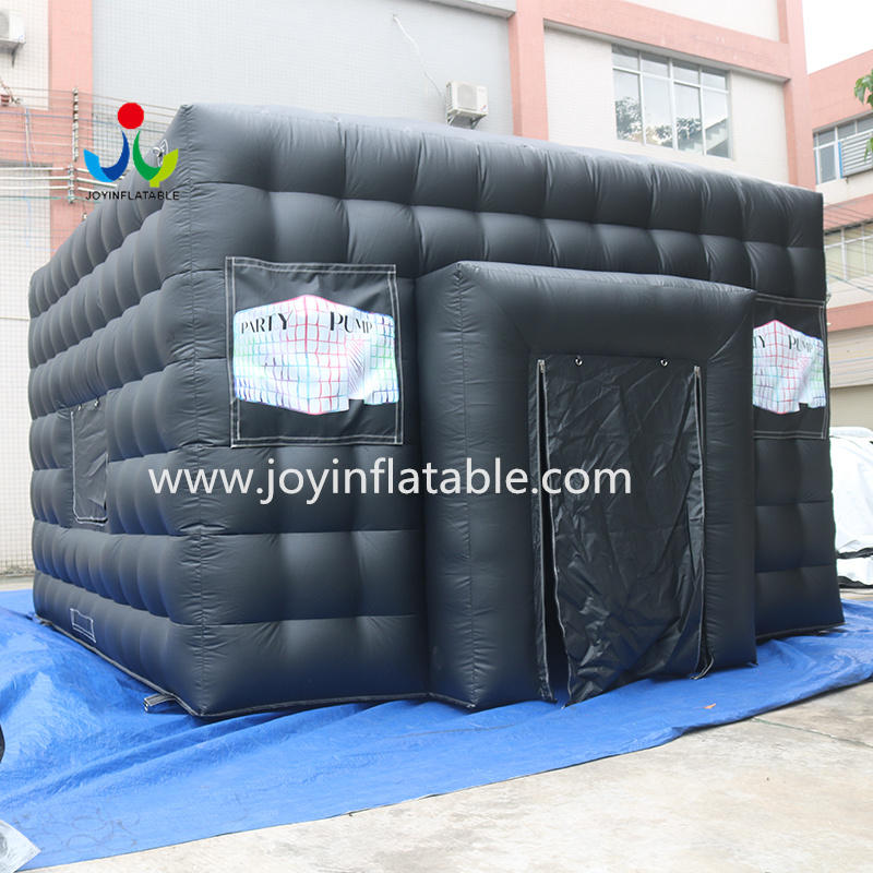 Inflatable Disco Light Night Cube Tent For Backyard Bar