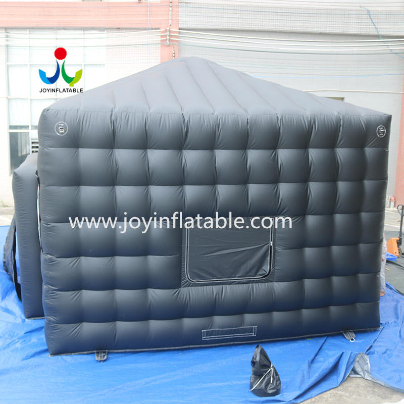 Inflatable Disco Light Night Cube Tent For Backyard Bar