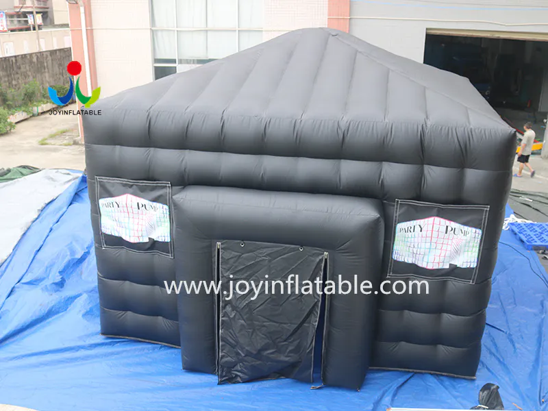 Inflatable Disco Light Night Cube Tent For Backyard Bar Video