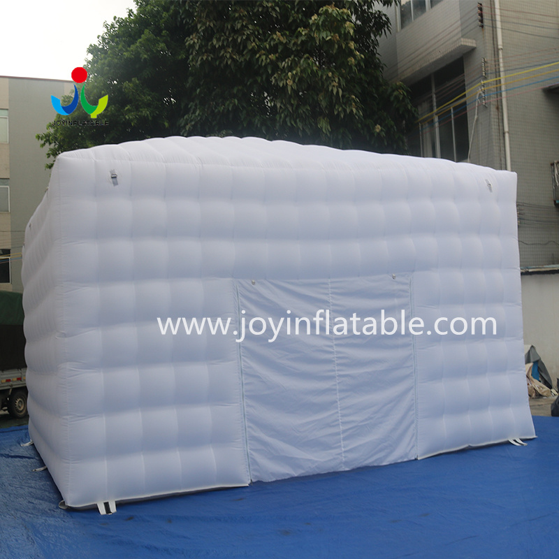 Tente d'événement gonflable blanche extérieure, lumière LED à vendre