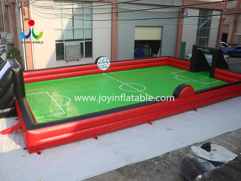 Durable Soap Inflatable Sport Soccer field For Sale Video
