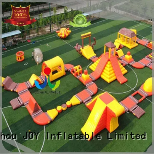 obstacle trendy floating water park floating JOY inflatable