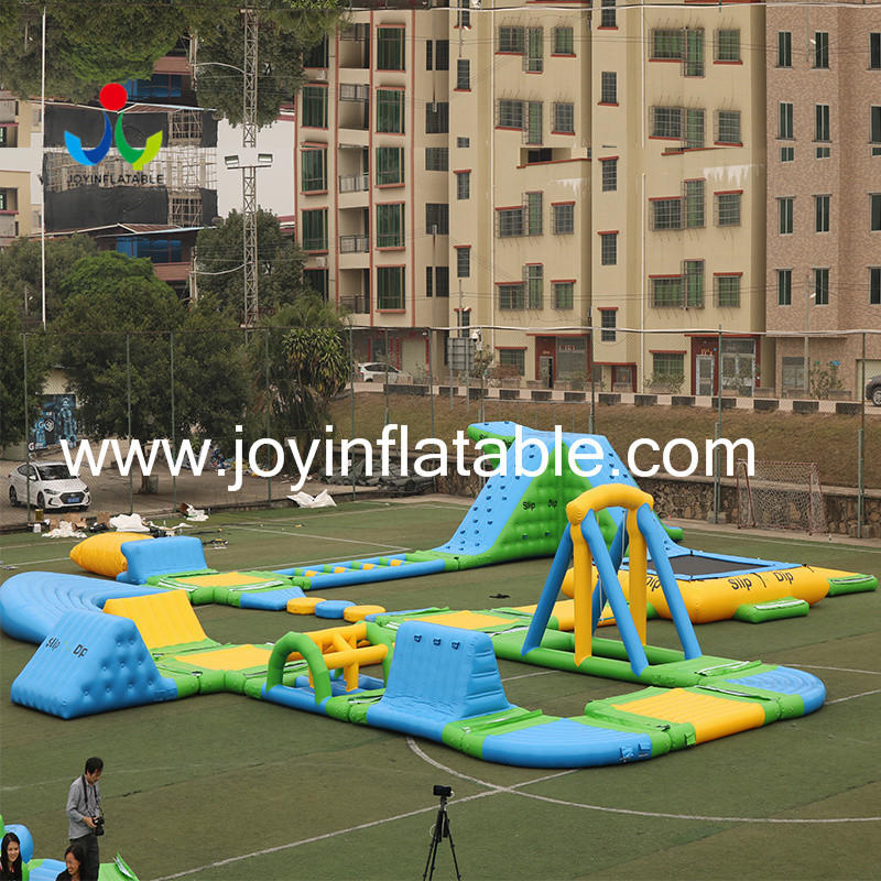 inflatable lake trampoline with good price for kids-1