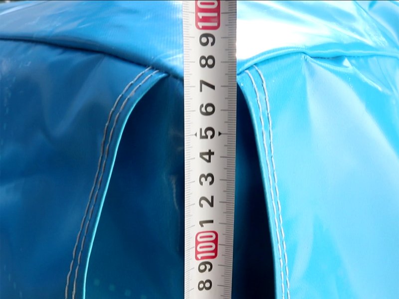 Измерение высоты надувной пенопластовой подушки безопасности, обеспечивает высокую совместимость с пенопластовой ямой.