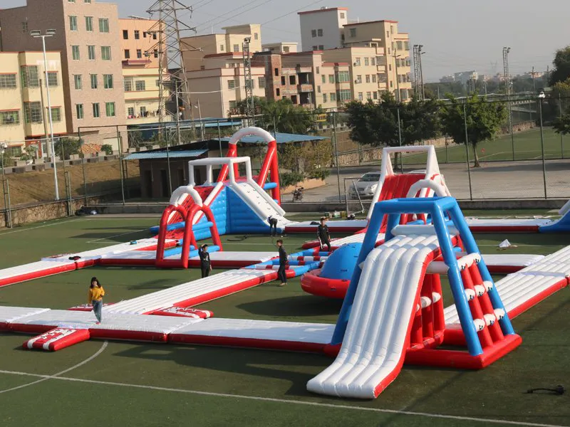 overall Quality inspection for inflatable water park