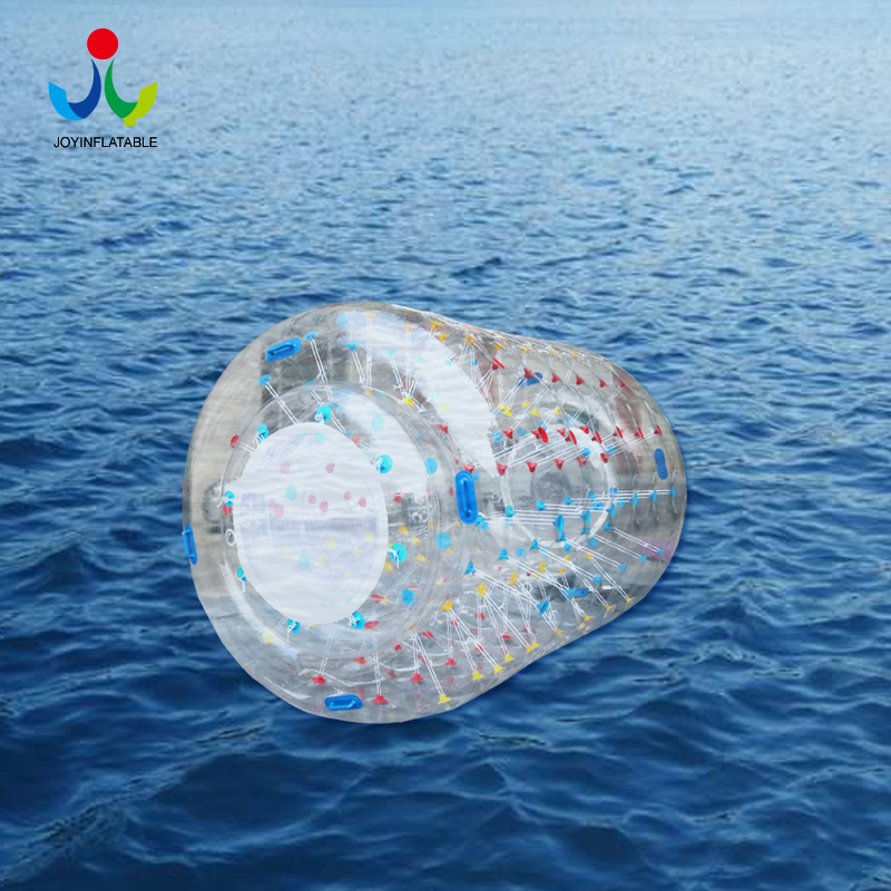 JOY inflatable CE Certified inflatable Water Rolling Ball For Floating On The Water elements of inflatable floating water park image14